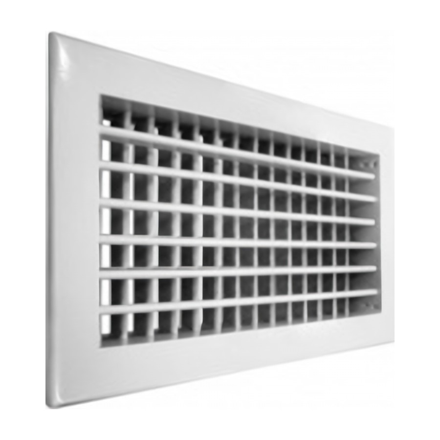 2VA-500х150 решетка двухрядная алюминиевая