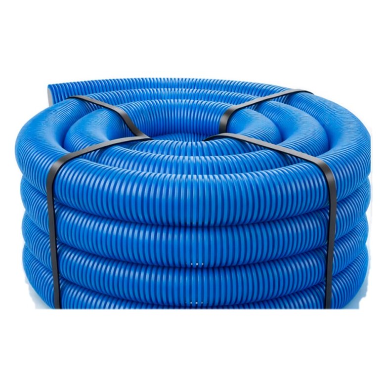 ТИХОФЛЕКС-160/142(3) воздуховод из полиэтилена, круглый, антистатический, антибактериальный, D160/142, L-3м, черный