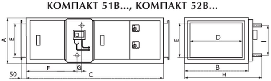 Приточные установки Компакт 510В2 EC1