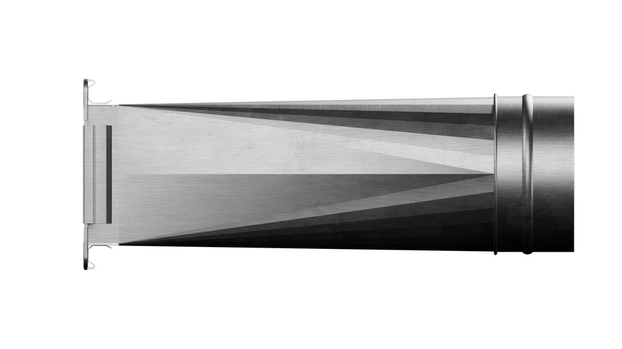 Переходник СПКП D125 126х126 пластик ERA