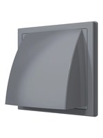 Выход стенной КФВ фланец D100 обратный клапан 150x150 ASA серый ERA