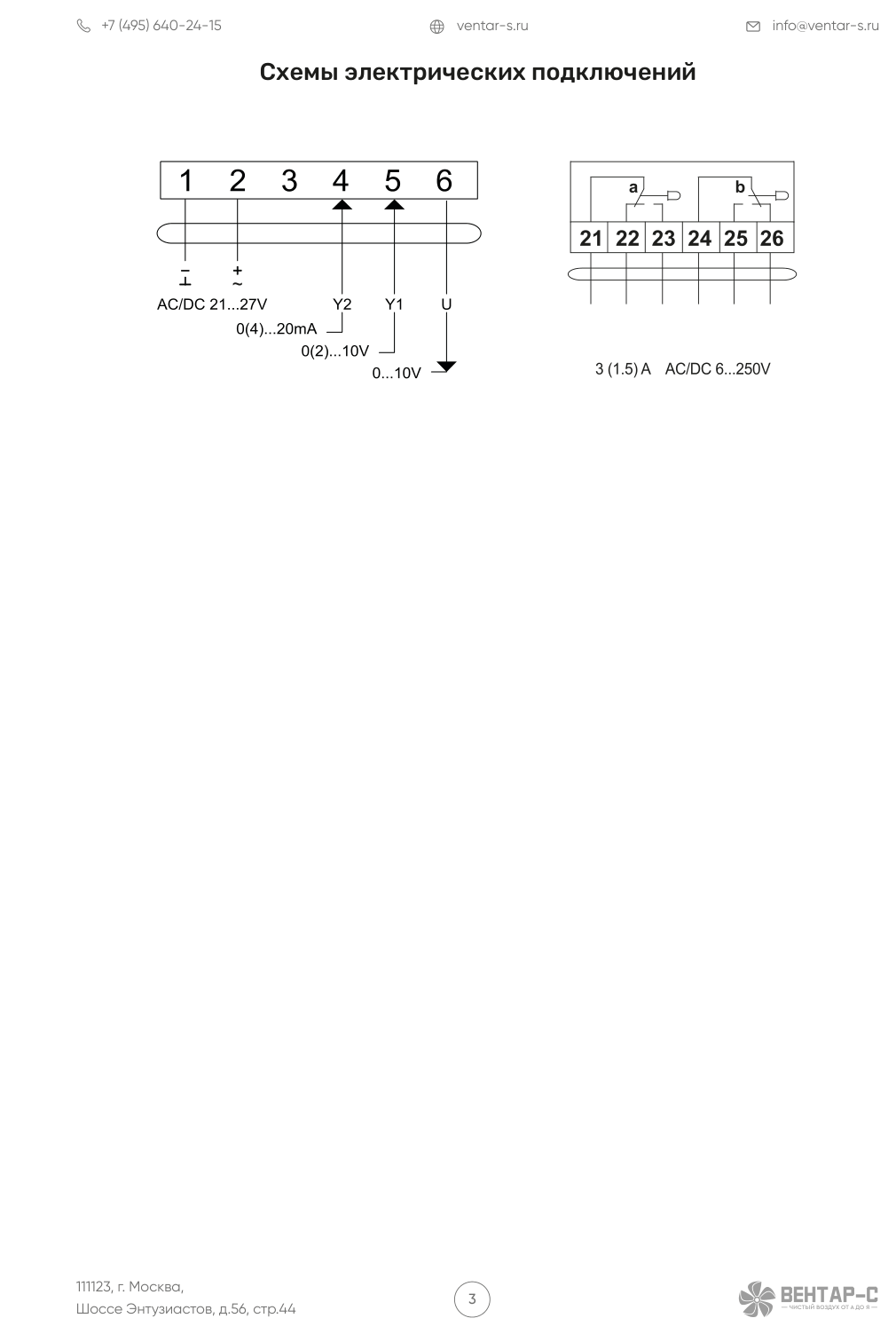 Электропривод AIRS NM24-SR-S