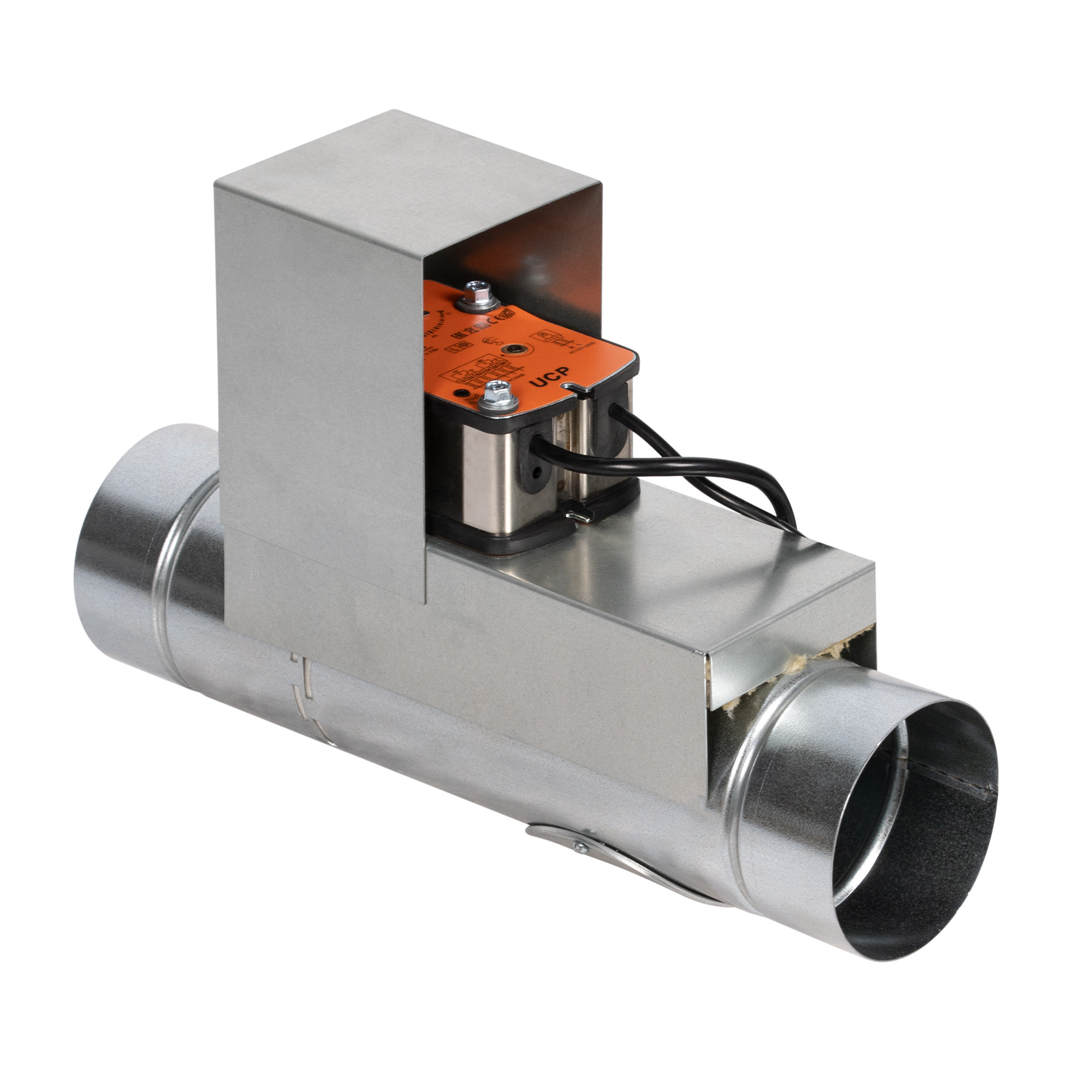 Клапан противопожарный SHUFT SHFDO-60-O-d355-MB230-0-0-Kk-0
