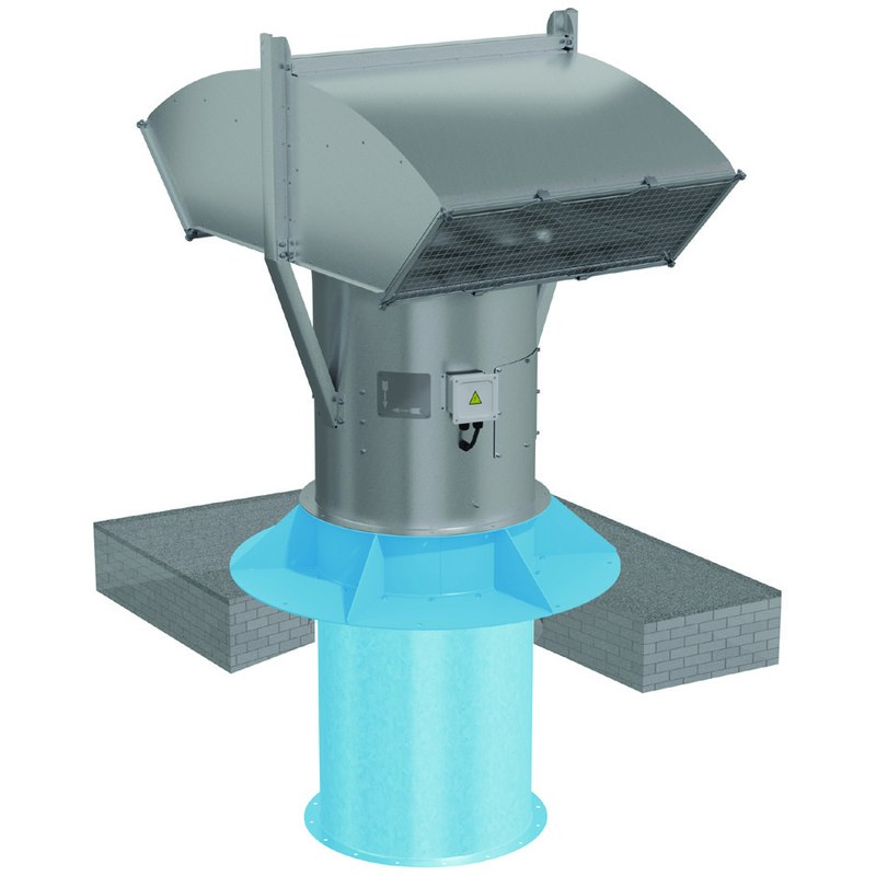 Вентилятор крышный осевой подпора ВОП-30-4-1,5/3000