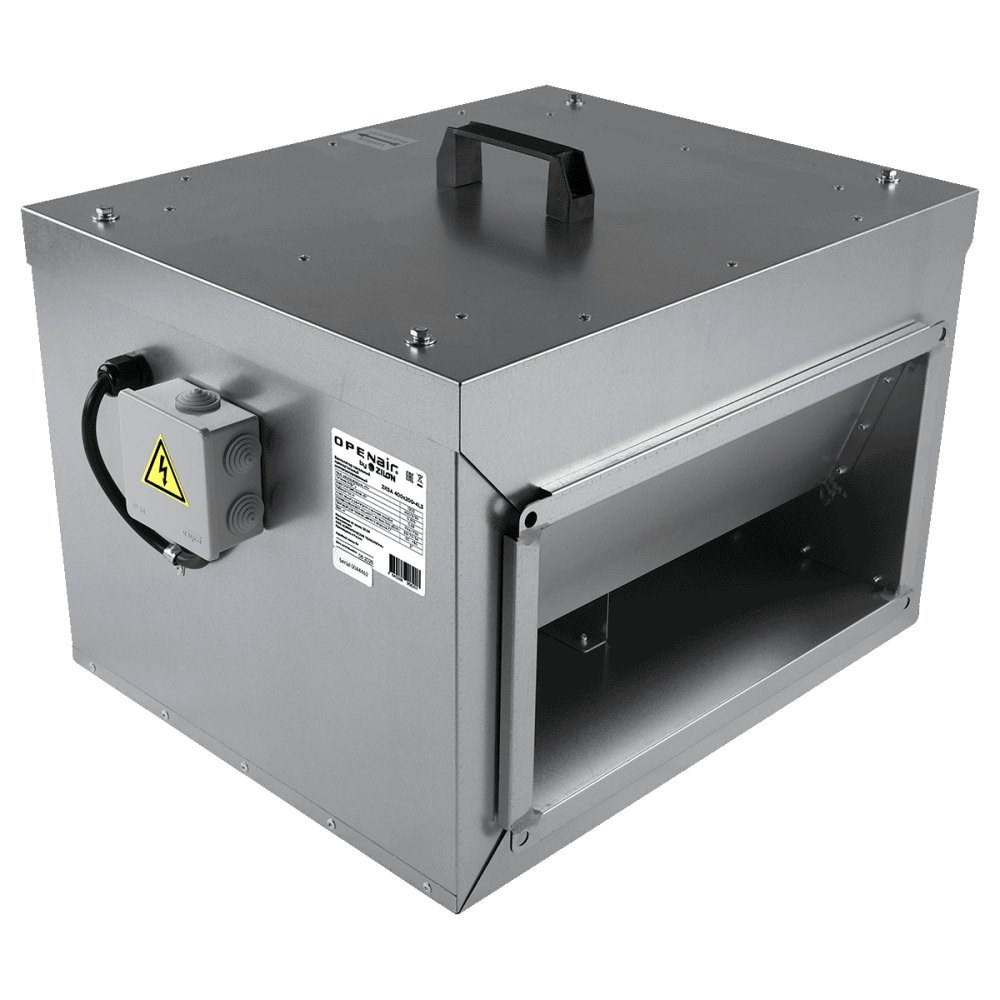 Звукоизолированный прямоугольный канальный вентилятор ZILON ZKSA 400x200-4L1