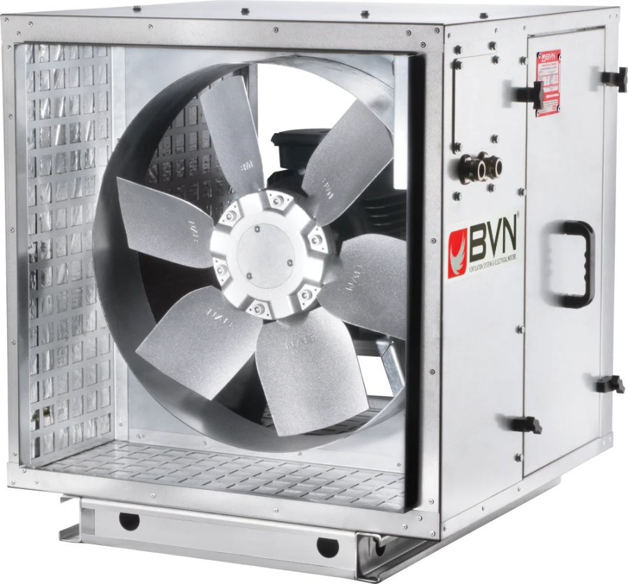 Шумоизолированный канальный осевой вентилятор дымоудаления ARMO-C 1000/6