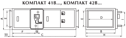 Приточные установки Компакт 412B2 EC1